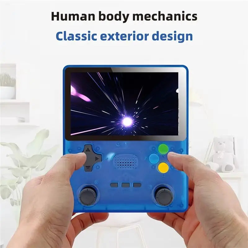 R39S Retro Handheld Game Console 4-Inch IPS Screen Linux 64GB