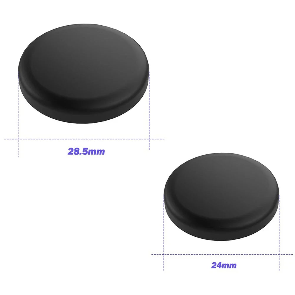 popop 14Pcs Mini HitBox Arcade Fight Stick Switch Button Caps Mechanical Keycap for Kailh Choc Low-Profile Switch V1 Black