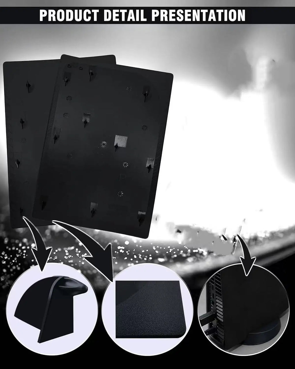 Digital Edition Faceplate for PS5 Console, Front and Back Plates