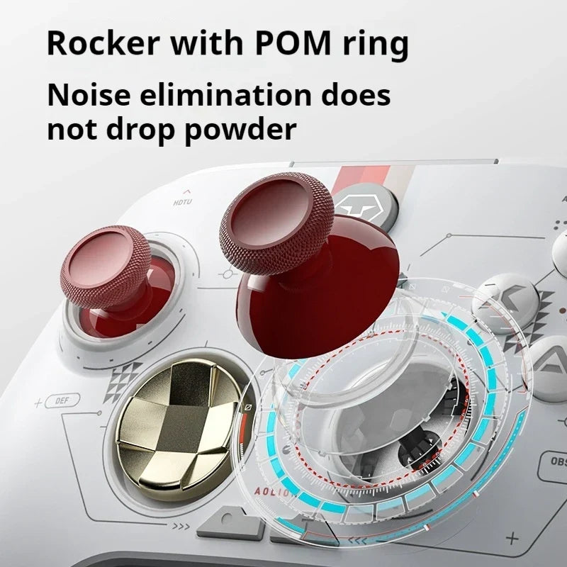 Aolion Gamepad Bluetooth Wired Hall Linear Trigger Vibration Sensation Ultra-Large Capacity Gaming Controller For Esports Player