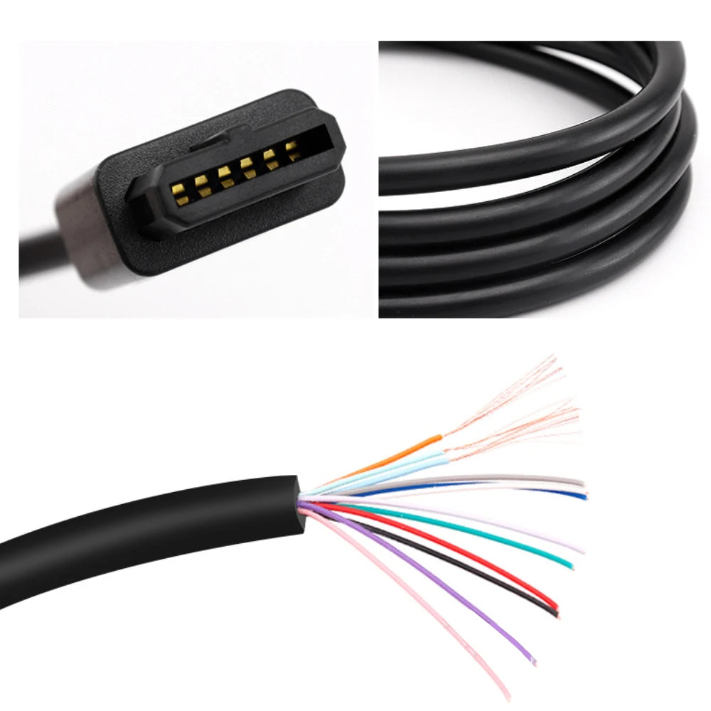 N64 1.8m RGBS Video Cable with 4 BNC Connectors for CRT