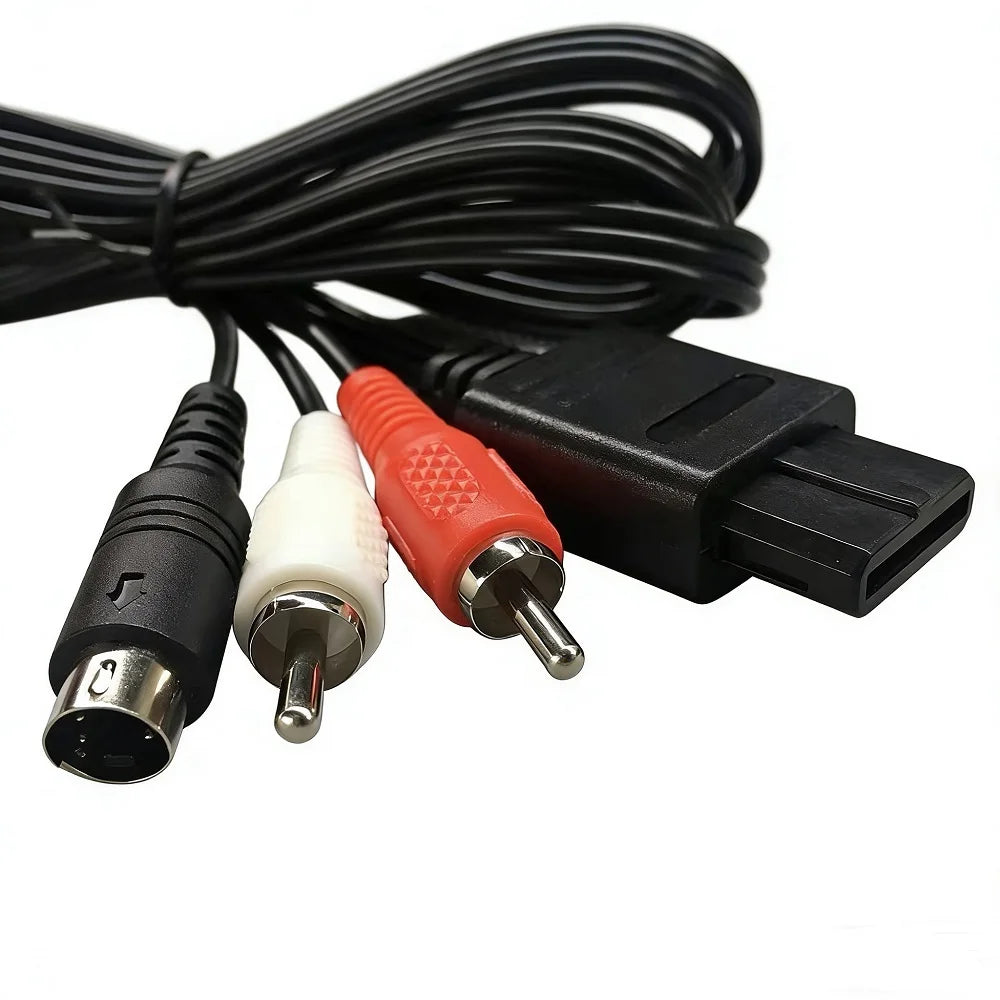 S-Video Cable for SNES and N64, 1.8m BUKIM AV Cord