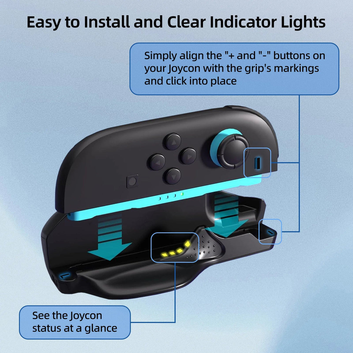 Switch 2 Joy-Con Gaming Mouse Grip – Ergonomic Controller Accessory to Reduce Fatigue During Extended Gameplay
