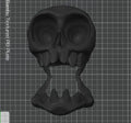Skull Headphone Stand 2 in 1 Game Controller Holder 3D Printed Desktop Headset Rack for PS5 PS4 Gamepad Gaming Desk Decor Gift