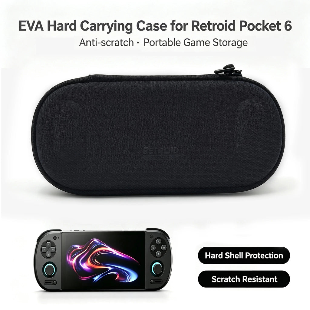 EVA Carry Case for Retroid Pocket 6 with Hard Shell