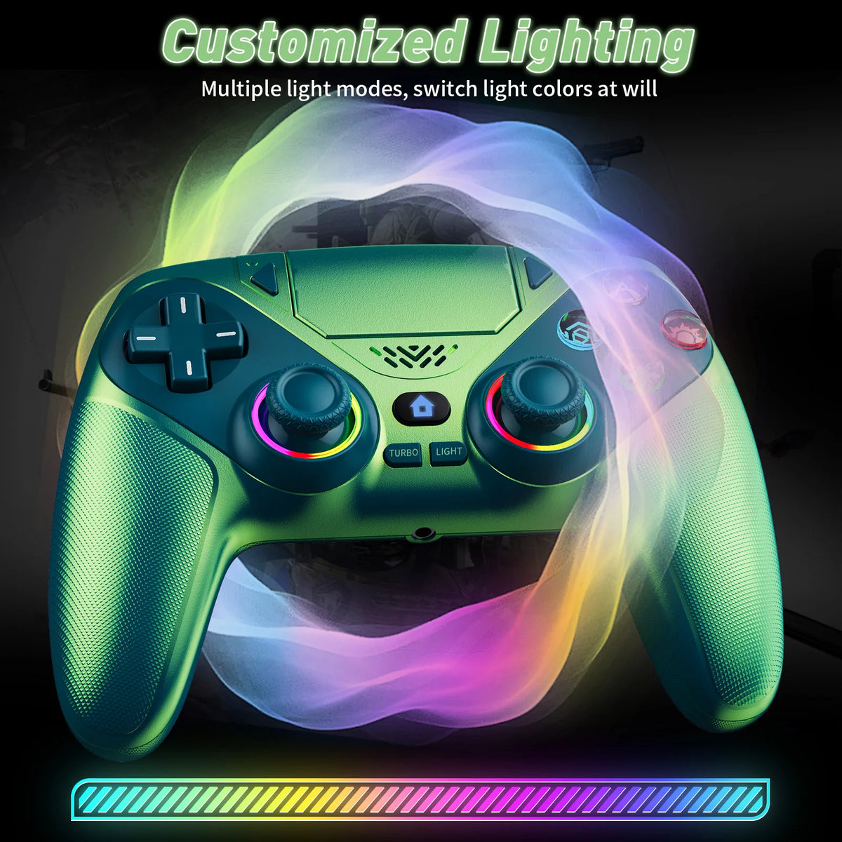 Wireless Controller for PS5 and PC with Hall Effect Sticks