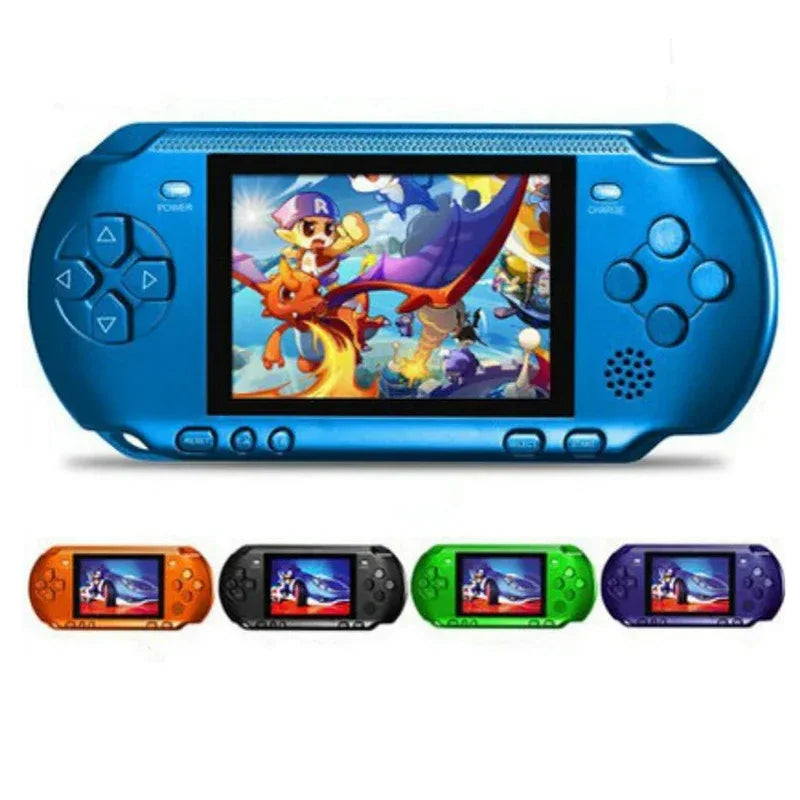 PXP3 Slim Station 16 Bit Retro Handheld Console 3 Inch 2 Cards