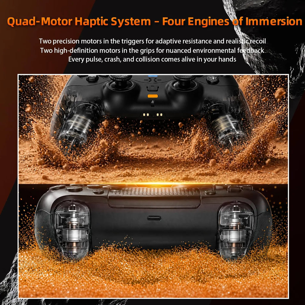 GAMROMBO RH-5189 Wireless Controller for PS5 and PC