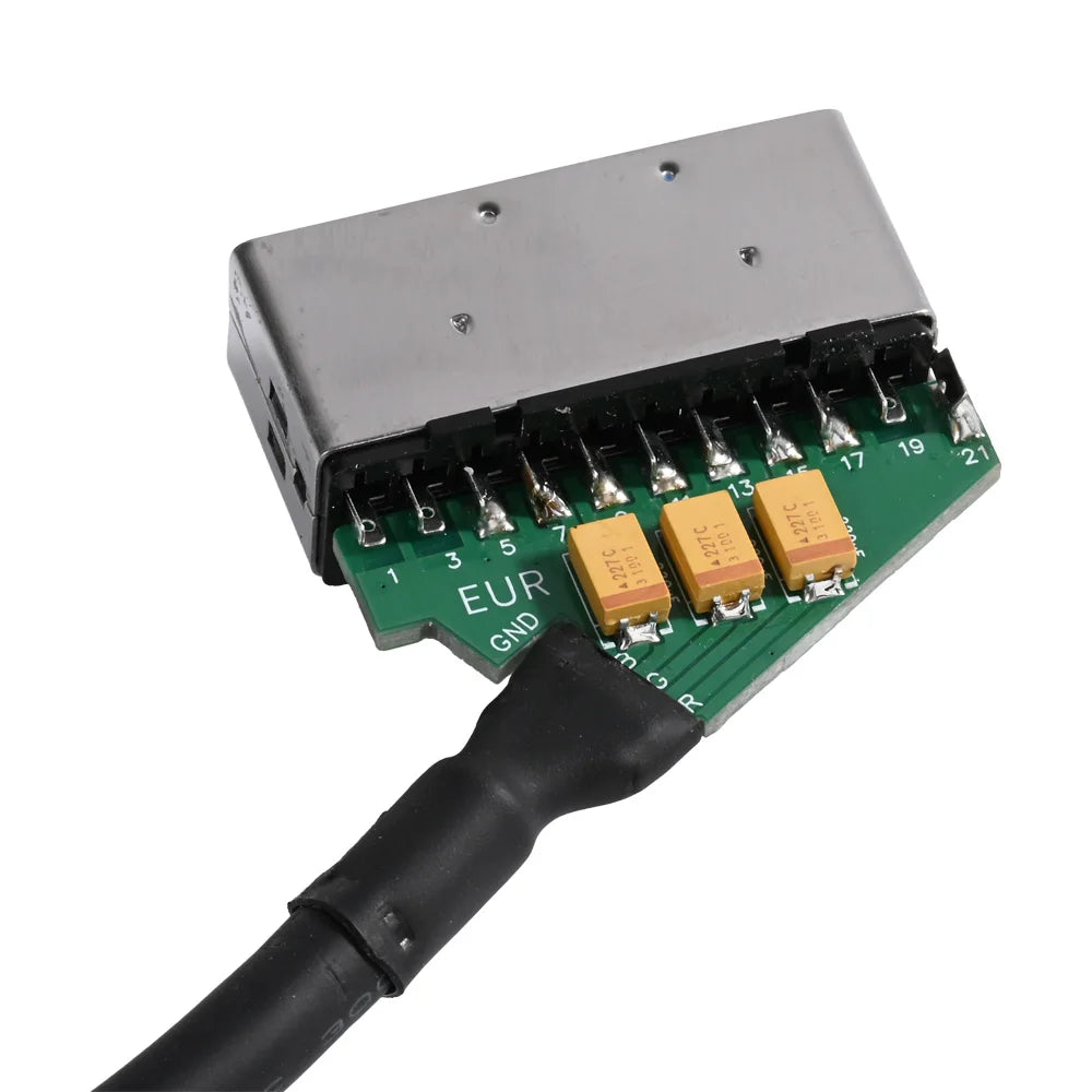 1.3m SCART Cable  TTL SYNC Singnal 24AWG  Professional Audio and Video Connection Solution For Dreamcast N64 SNES SFC