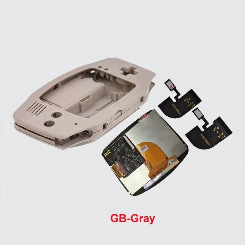 Full New GBA IPS V4 Laminated Screen Kits for Gameboy Advance IPS Screen 15 Levels High Brightness Gaming Screen with Shell