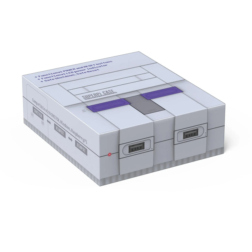 Retroflag SuperPi Case with Safe Shutdown for Raspberry Pi 3 B+ (B Plus) 2 with Safe Shutdown and Safe Reset Game Accessories