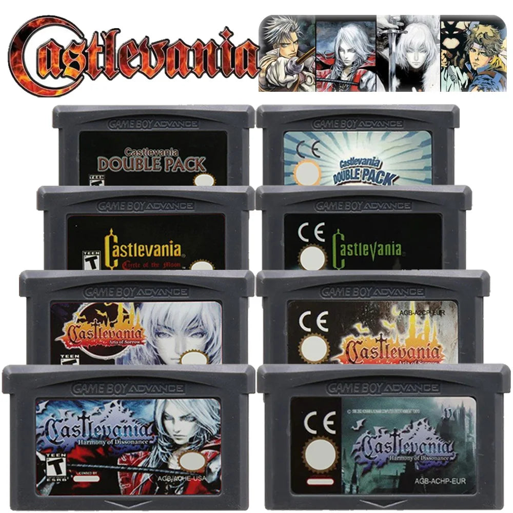 Castlevania Game Cartridge for GBA SP and Nintendo DS