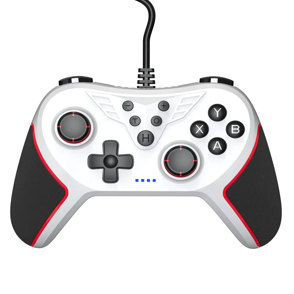 Wired Gaming USB Controller With High-Precision joystick Turbo for /Nintendo Switch/Switch OLED/Switch Lite/ PC/Steam