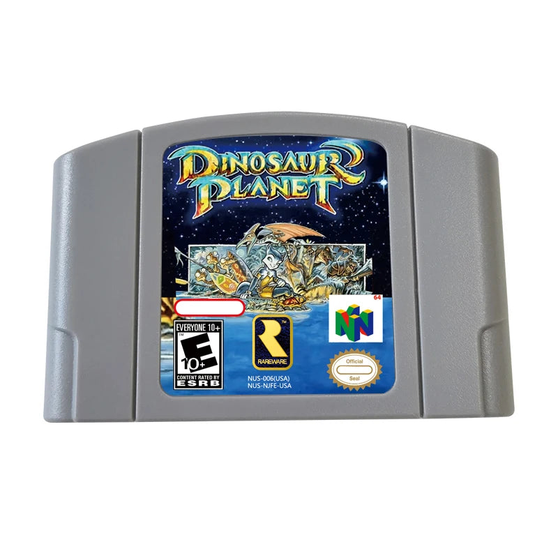 LinkN1 - 64 Bit Video Game Dinosaur Planet, South Park Rally, SUPER 64 EUPHORIC For N64 Games Cartridge For N64 Console