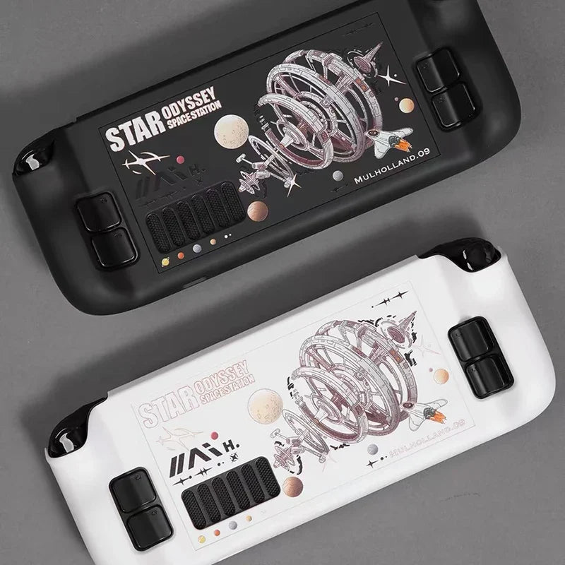 Steam Deck/OLED Magic Milk Cat Hard PC Case, Non-Slip Cover