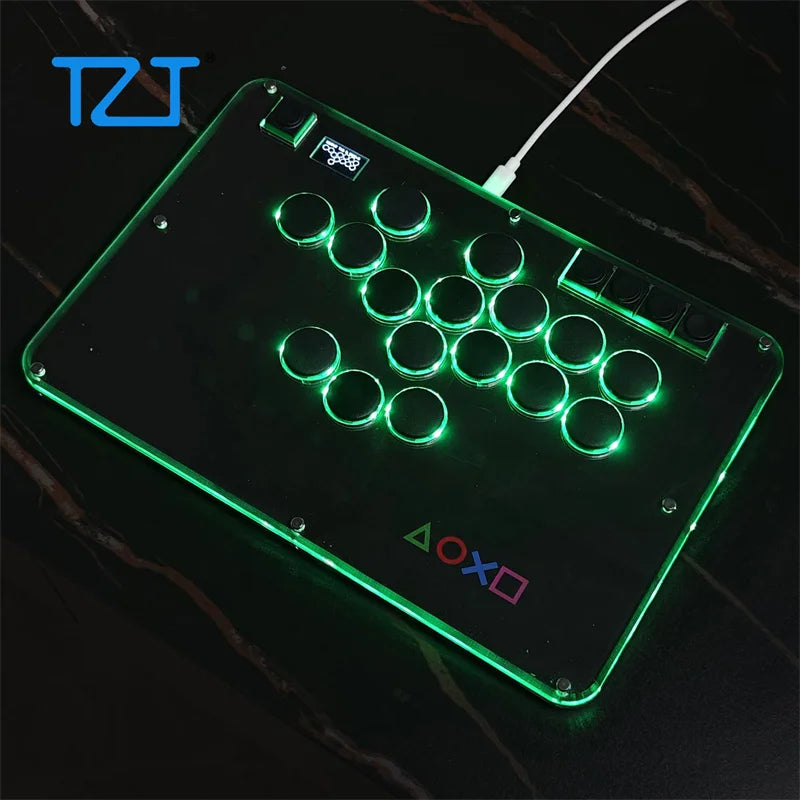 HAMGEEK A16 Pro 16-Button Hitbox Arcade Stick with OLED
