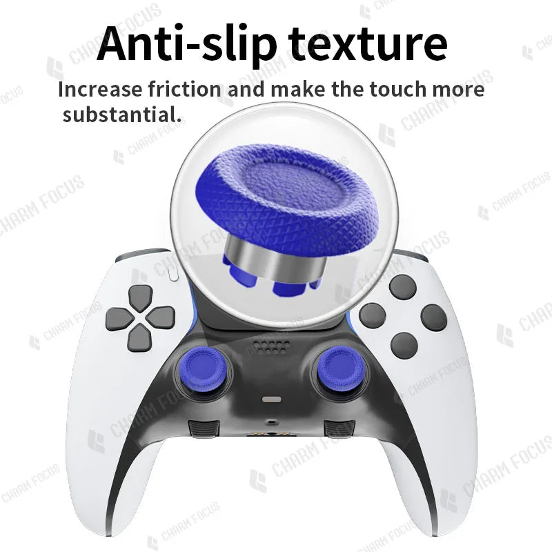 6 Analog Joystick Thumbsticks for PS5 Edge Controller Replacement Thumbstick Controller Custom Analog Joysticks Three Heights