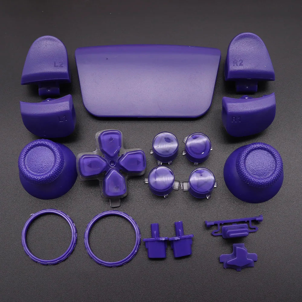 Replacement Buttons Set D-Pad L1 R1 L2 R2 Trigger Button Key Accent Ring For PS5 V3 3.0 BDM-030 Controller