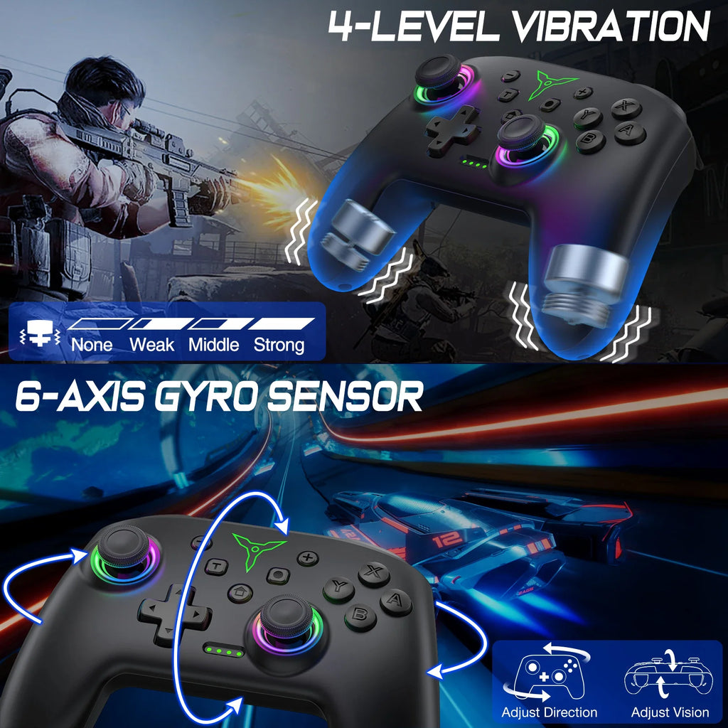 Dinofire Switch 2 Wireless Controller for Switch OLED Lite PC