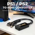 HDMI Converter for PS2 / PS1, 1080P USB Power Adapter Cable