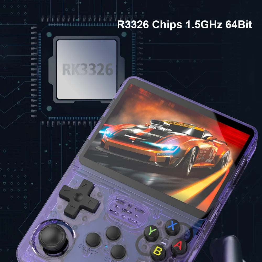Tolex R36S 3.5Inch HD Screen Handheld Game Console RK3326 Open Source System Arkos2.0 10+Simulators Retro Video Game Console