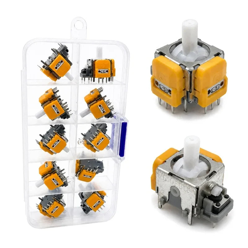 10PCS 3D Analog Sensor Hall Effect Joystick For Playstation 5 Game Controller Sensor Thumb Stick For PS5/PS4/Xbox One/Switch Pro