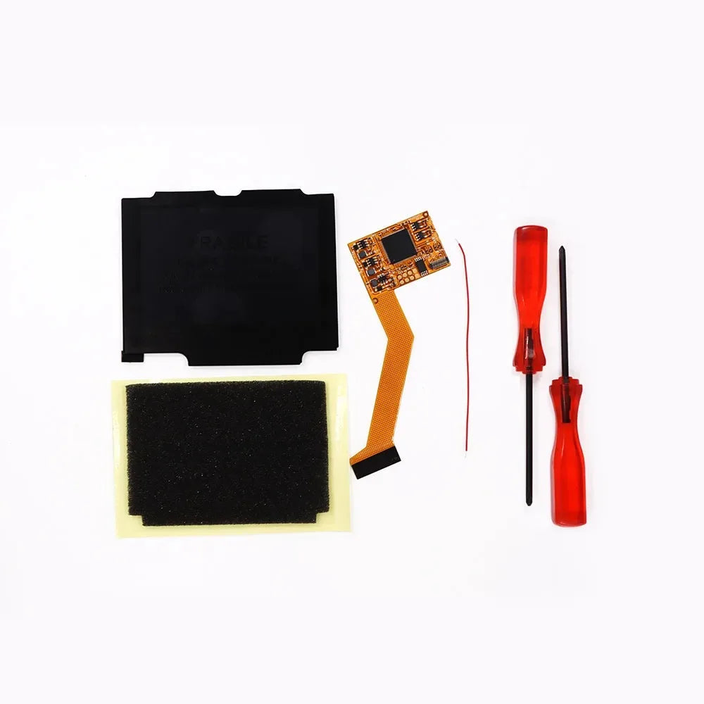 Hispeedido GBA SP V2 IPS LCD Backlight Kit with Housing Shell