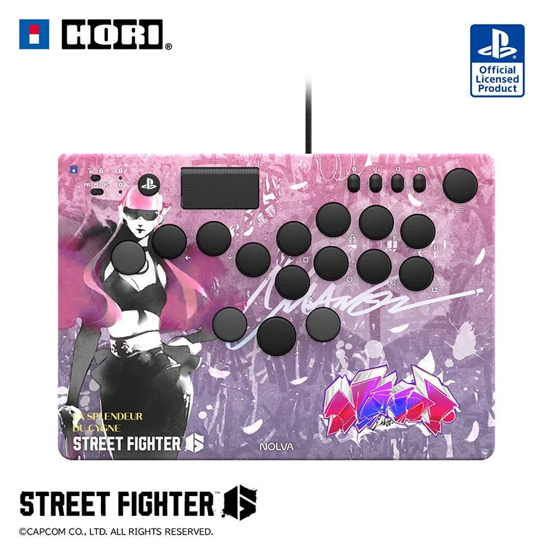 Hori Hitbox Fighting Arcade Controller Street Fighter 6 Cammy Mechanical All Button For Ps5 Pc Windows Tekken King Of Fighters.
