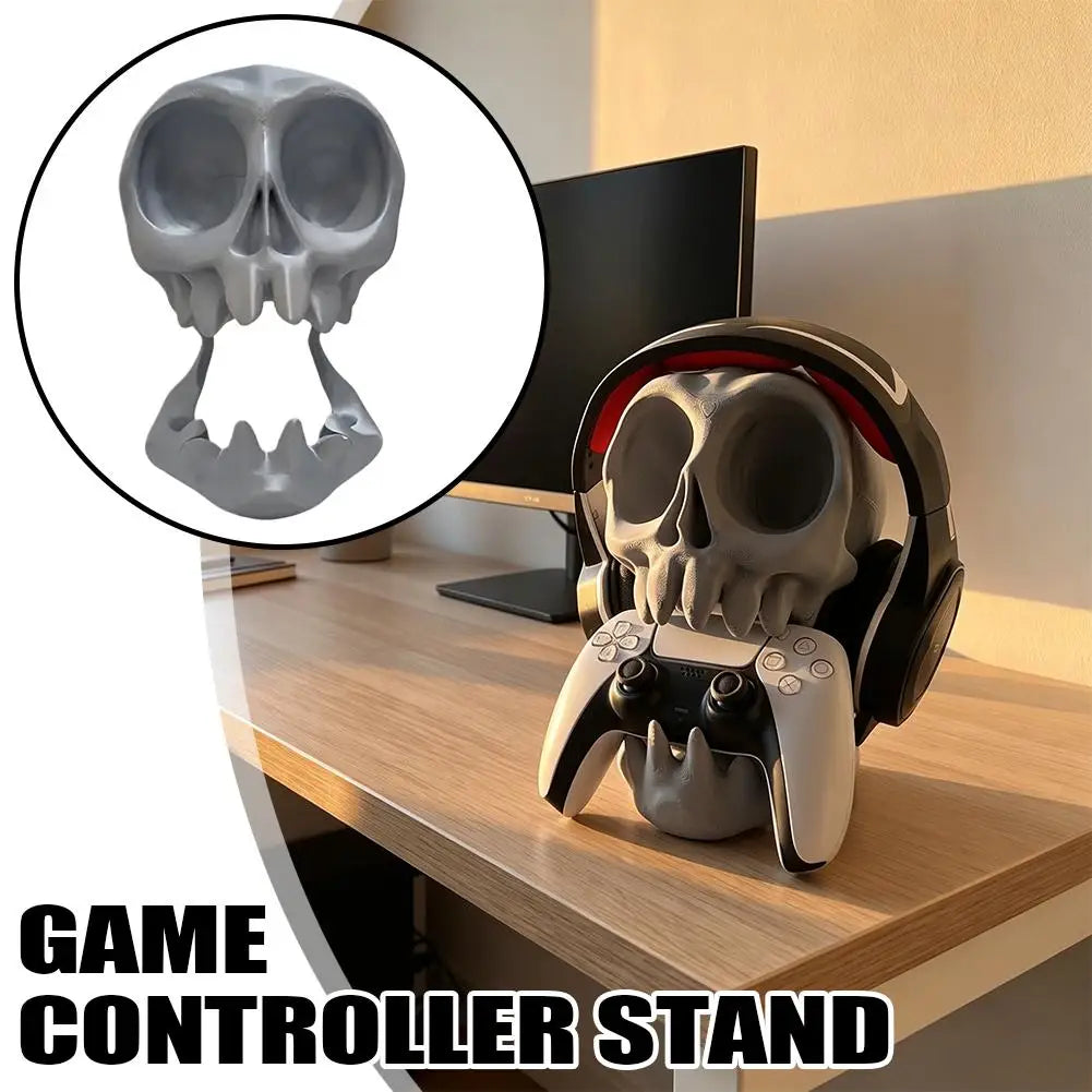 Skull Headset & Controller Stand for PS5/PS4, 3D Printed