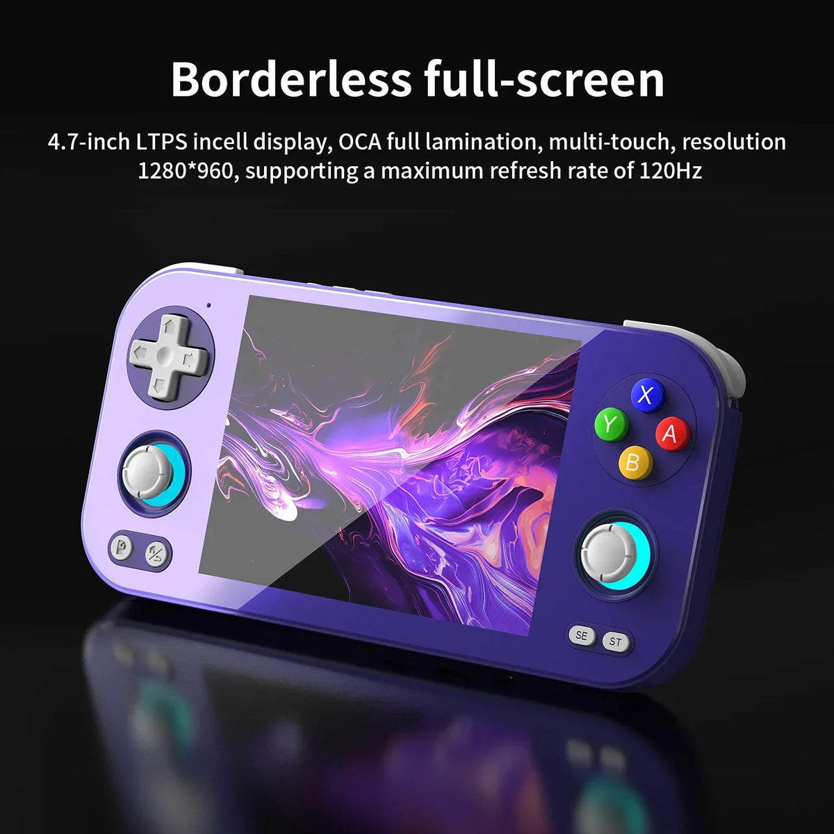 ANBERNIC RG476H Handheld Console, 4.7 Inch LTPS, Android 13, T820