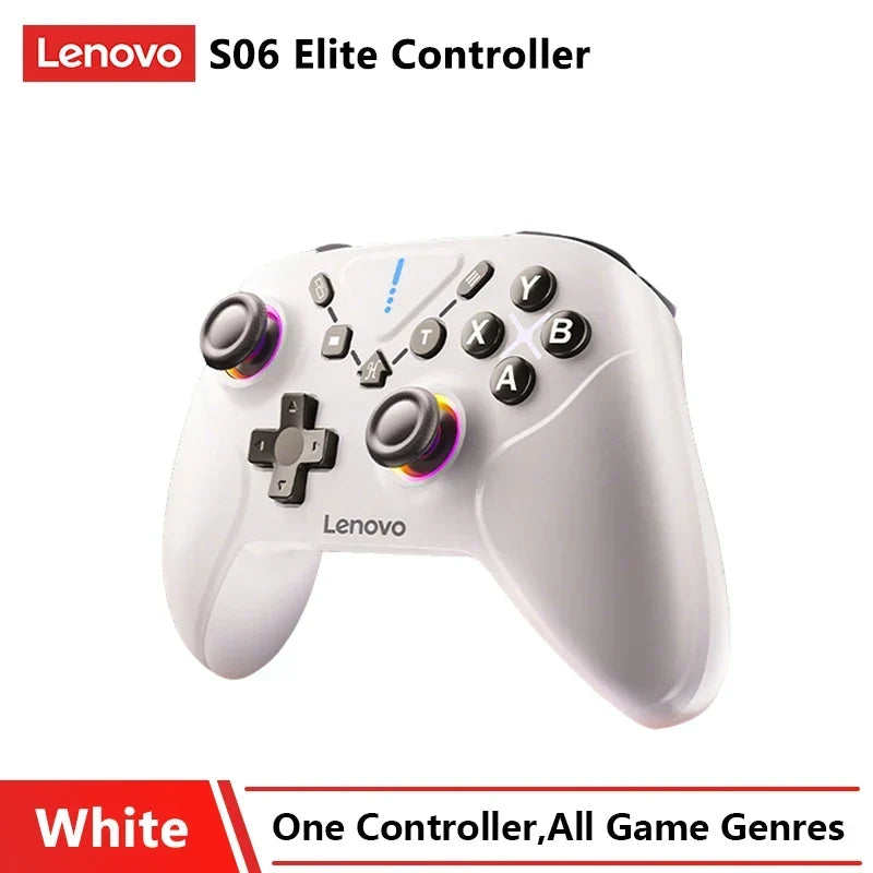 Lenovo S06 Wireless Gamepad with Hall Joysticks & Triggers, 2.4G