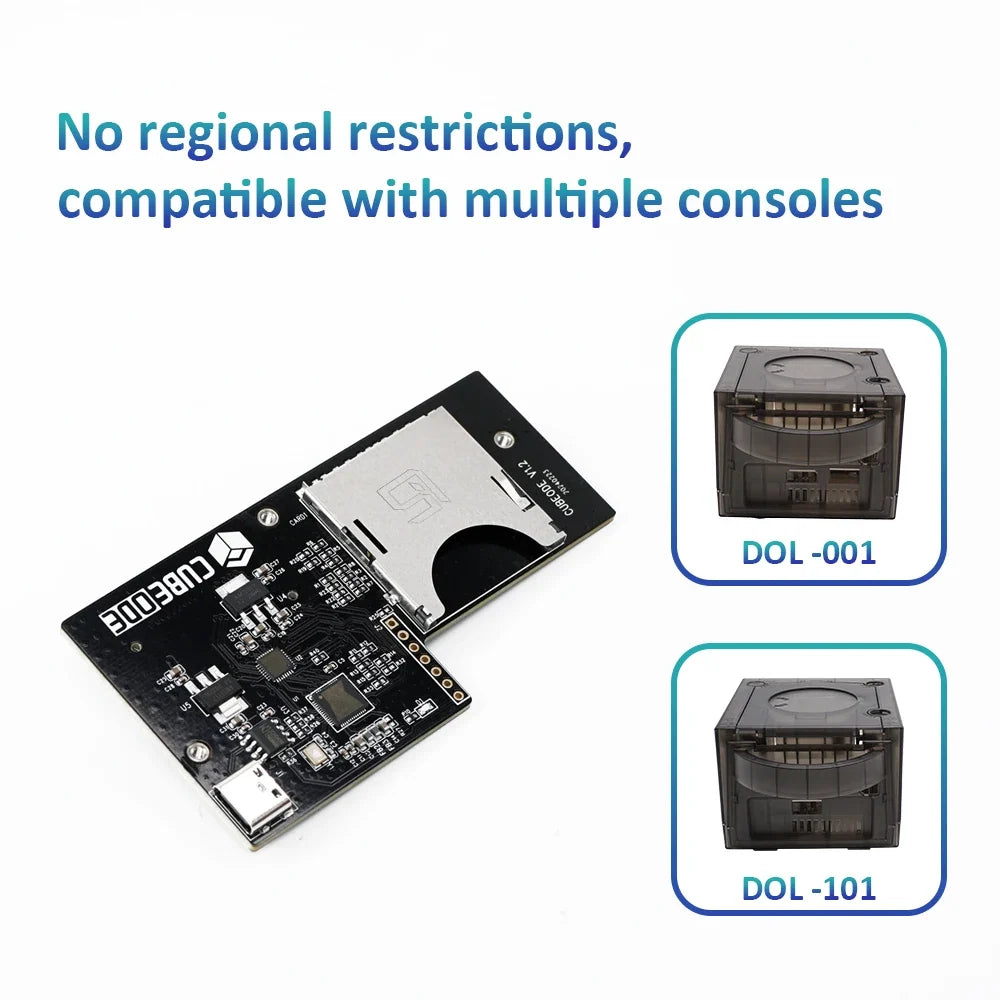RetroScaler CUBEODE V1.2 SD2SP2 Disc Drive Emulator for GameCube