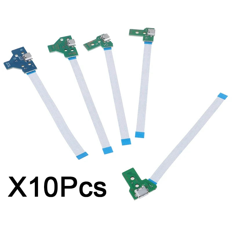 10Pcs USB Charging Port Board for PS4 Controller JDS-011 055