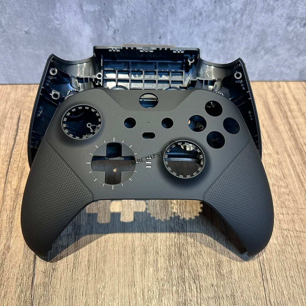Black White For Xbox One Elite 2 Gamepad Back Cover Replacement Anti Slip Controller For Shell For Case Protective Grip Enhance