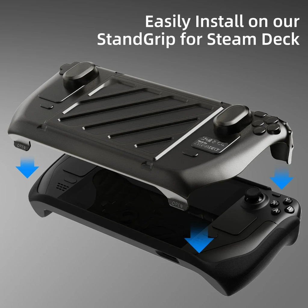 Steam Deck Skull & Co. HardShell Front Cover and StandGrip