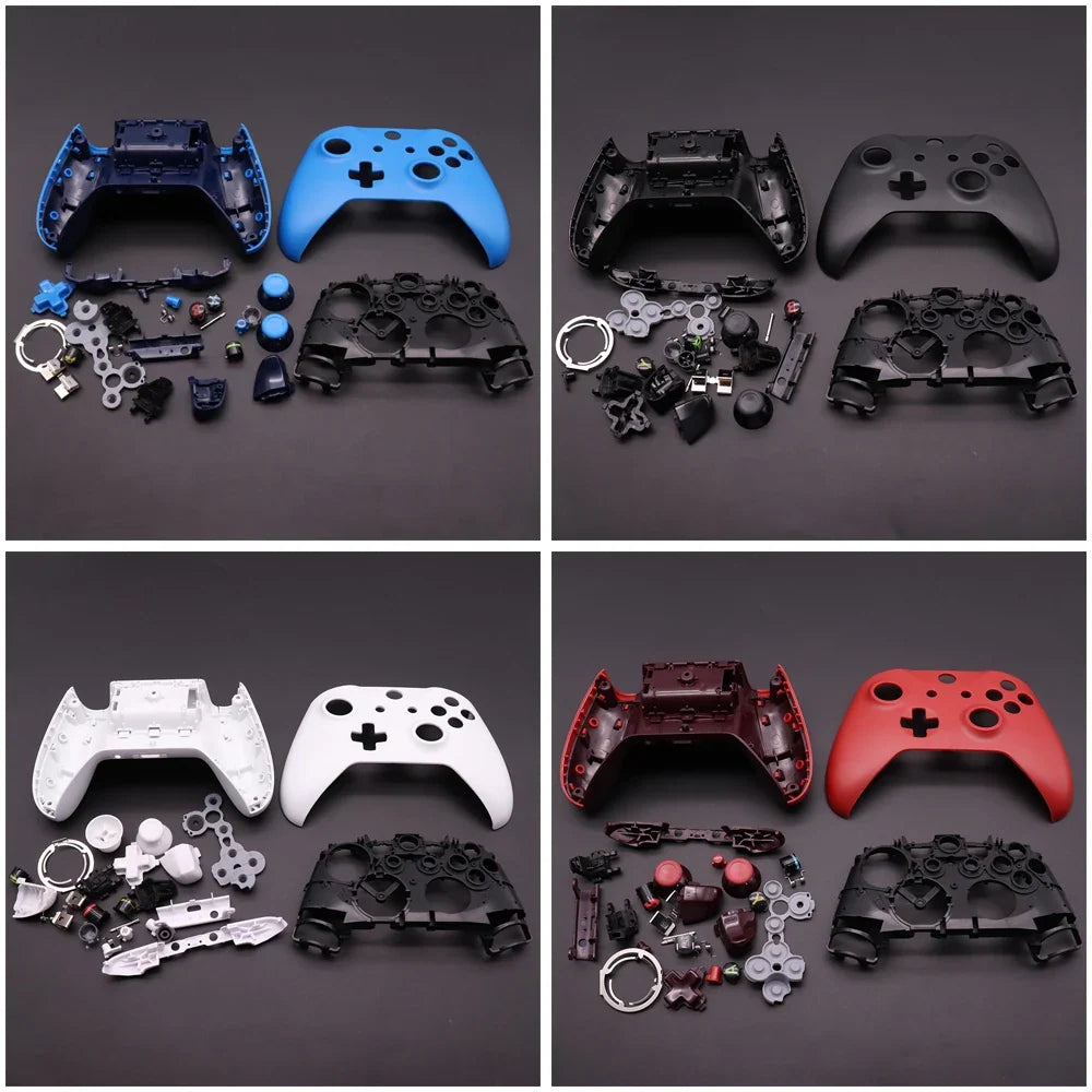 For Xbox One Slim  Gamepad Shell Solid Color Multicolor Set Repair Game Accessories Game Controller Replacement Shell