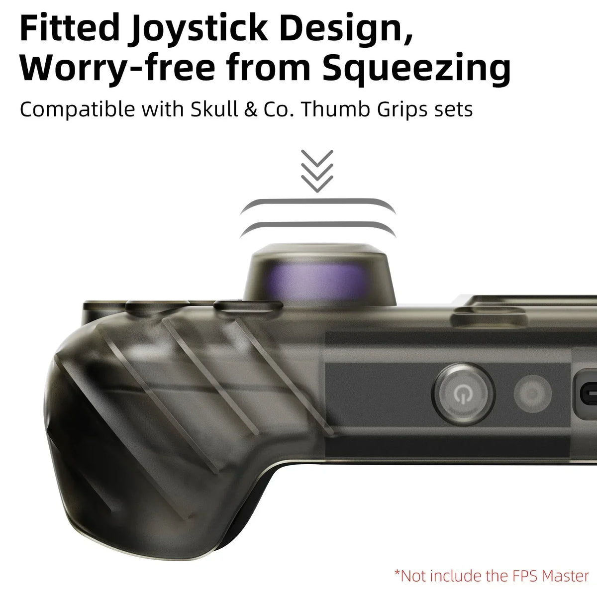 Skull & Co. HardShell Front Cover Bundle GripCase Portable Protective Case StandGrip for Steam Deck and OLED