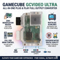 GameCube GCVideo Ultra Video Converter - 480p HDMI & Analog Output with Scanlines - Professional Grade No-Mod Solution