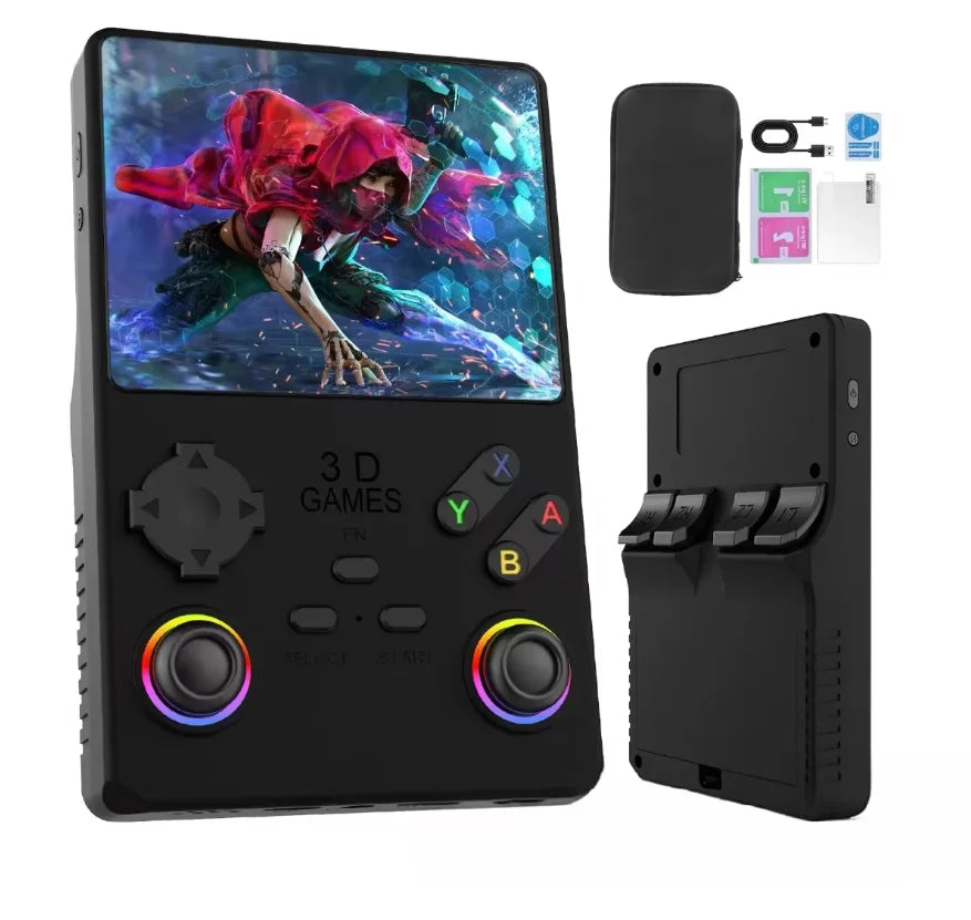 POWKIDDY R36S V40 Pro Handheld Console 3.5-Inch, 35000 Games