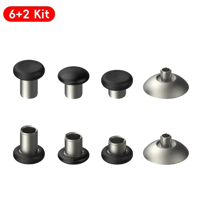 DATA FROG 8 Pack Metal Magnetic Thumbsticks for Xbox One Elite Series X S Controller Hall Effect Sensor Joystick Caps Accessorie