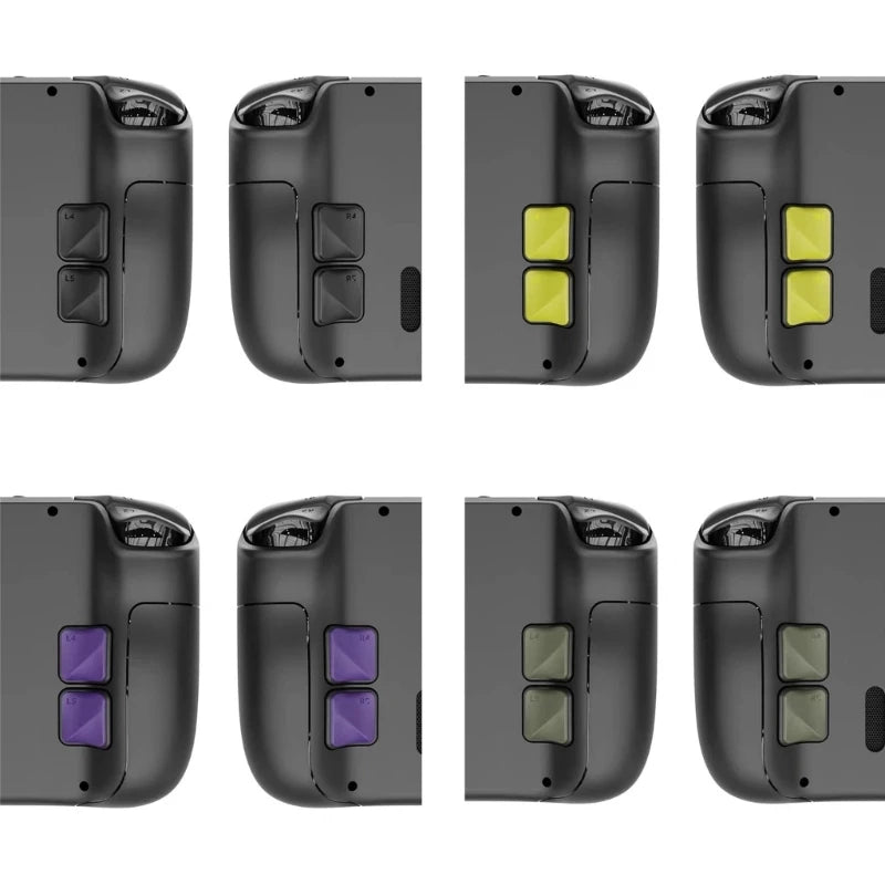Back Button Enhancement Set for Steam Deck anti-slip Pads Handle Grip for Steam Deck Console Grip Backs Back Button Accessory