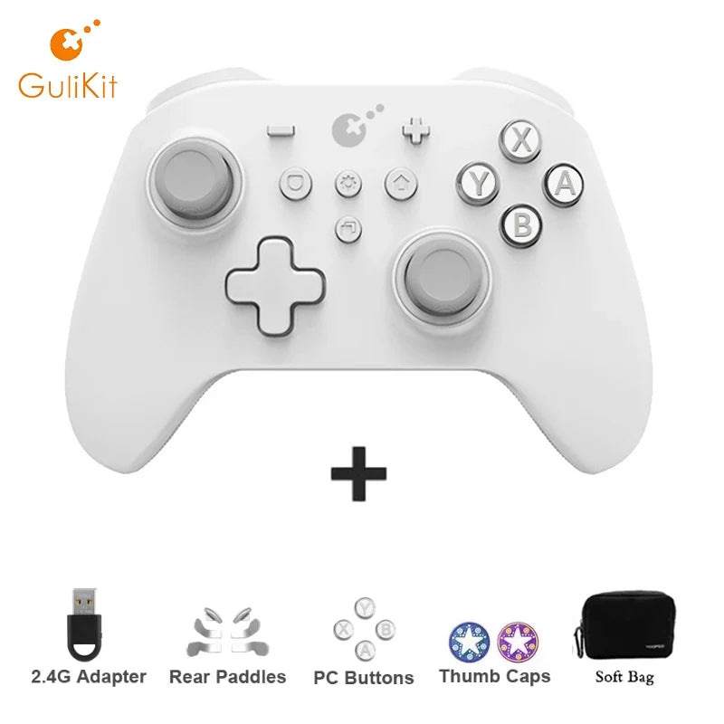 GuliKit KK3 MAX Controller NS39 KingKong 3 Gamepad with Hall Effect Joysticks & Triggers for Windows Nintendo Switch Android iOS