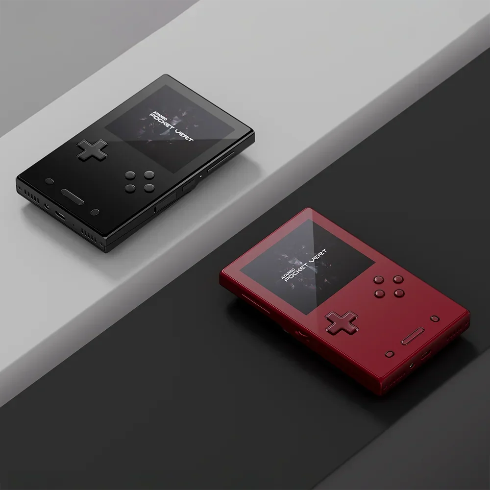 AYANEO Pocket Vert Retro Handheld Game Console, 3.5" 1600*1440 LCD Screen, CNC Full Metal Body, Snapdragon 8+ Gen 1
