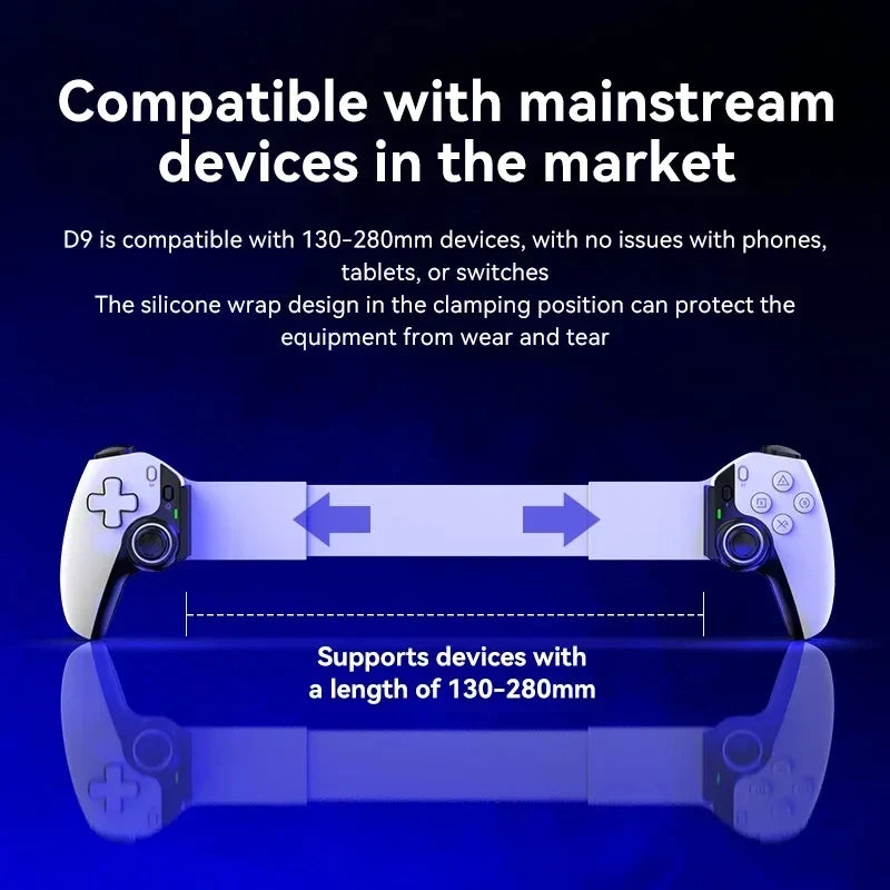 BSP D9 Bluetooth Stretch Controller for Switch, PS3, PS4, Android