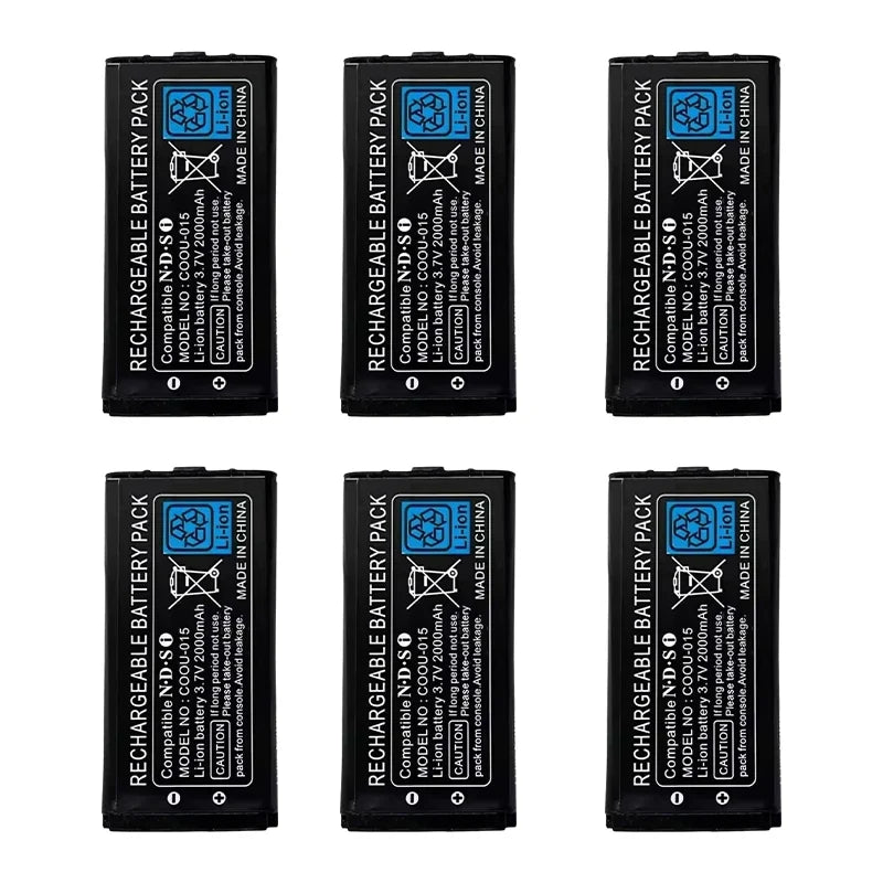 NdsI Xl Game Console Replacement Rechargeable Battery 3.7V 2000mAh UTL-003 NDS XL Batteries for Nintendo Ndsixl Game Console