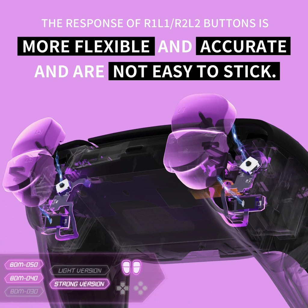 eXtremeRate PS5 Clicky Hair Trigger Kit V2 BDM-040/050