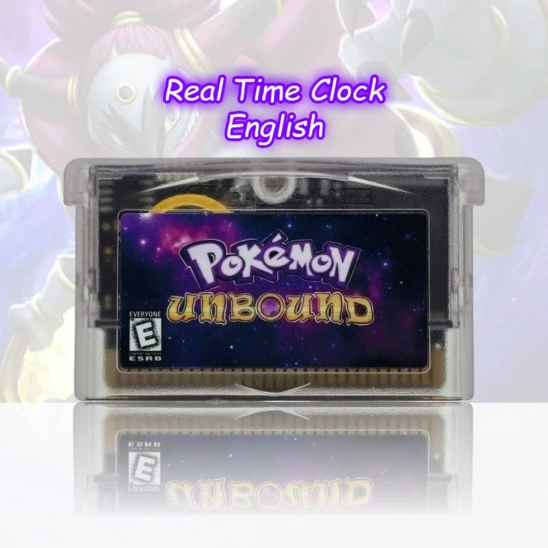 Pokémon Unbound v2.1.1.1 Reproduction GBA Cartridge with Box