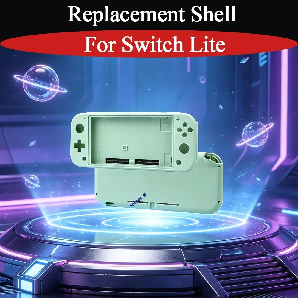 7 Colors For Switch Lite Replacement DIY Shell with Tempered Glass & ABXY Buttons Housing Case Cover For NS Lite Accessory Parts