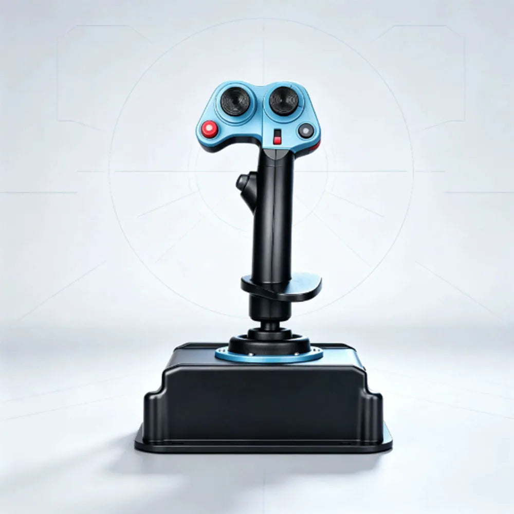V5 Hall Effect Flight Joystick HOTAS PC Gaming Controller Multi Programmable Buttons Flight Simulator Stick