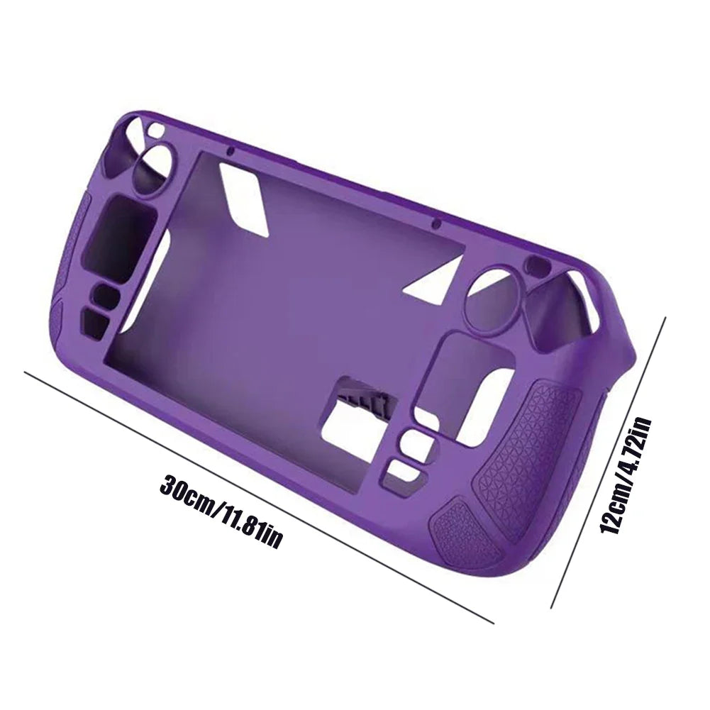 Steam Deck Silicone Full Cover Case with Stand, Anti-Slip
